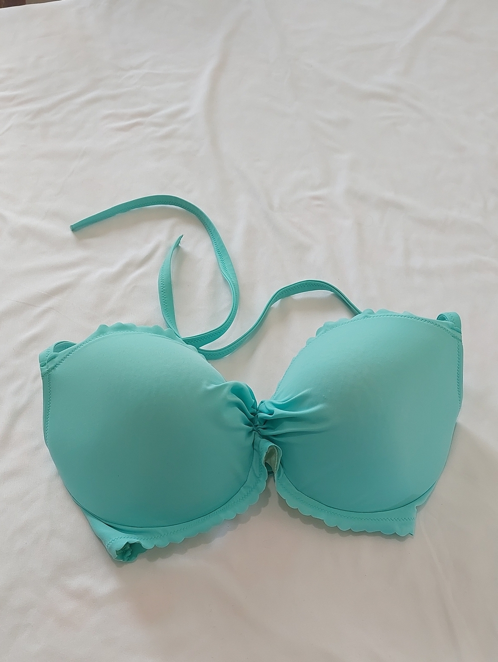 Victoria Secrets Aqua Molded Push-Up Bikini Top - 34DDD